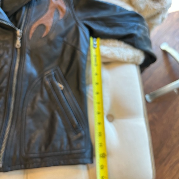 Harley Davidson motorcycle jacket & vest 2 piece - Picture 9 of 16